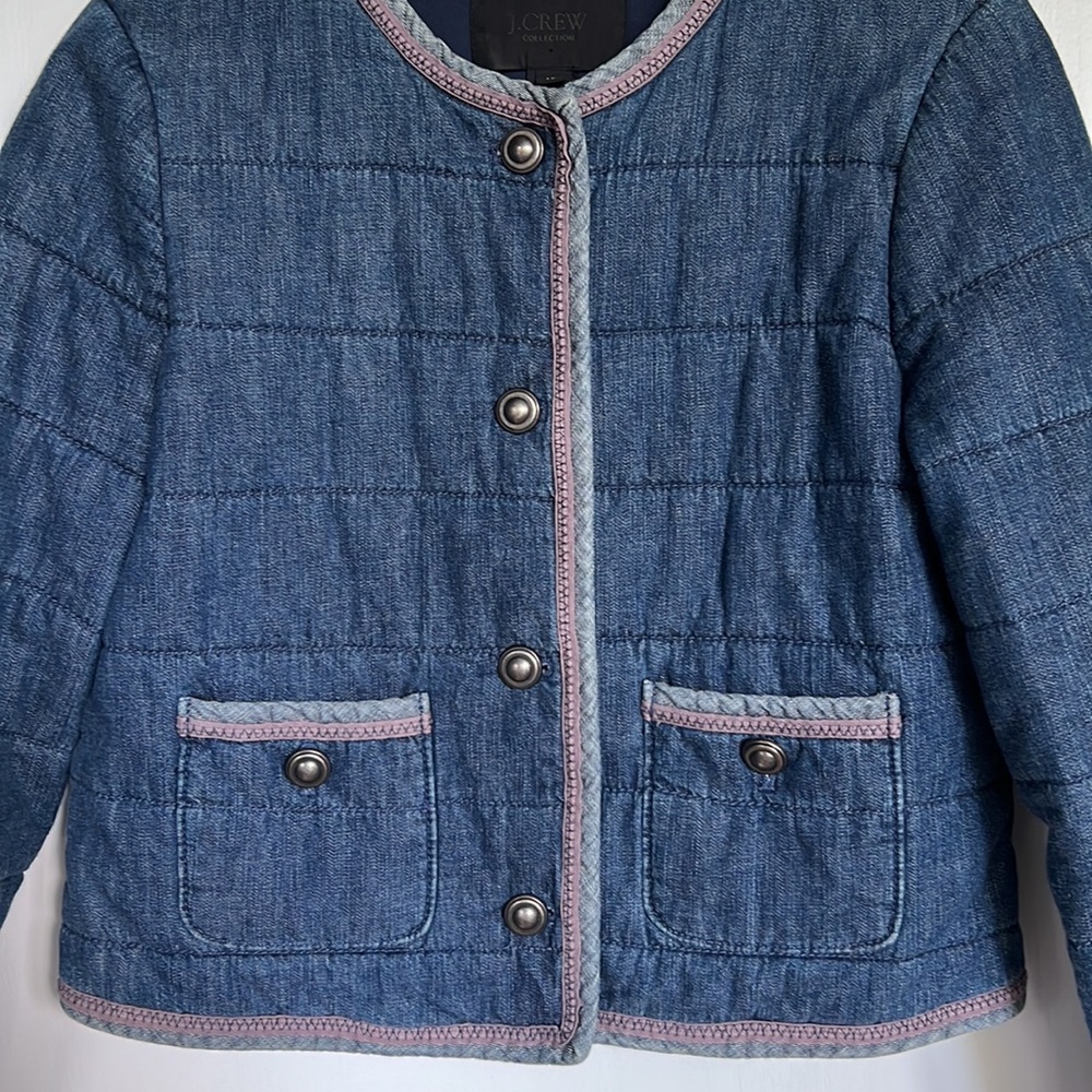 J.Crew Collection quilted jacket - Picture 4 of 5